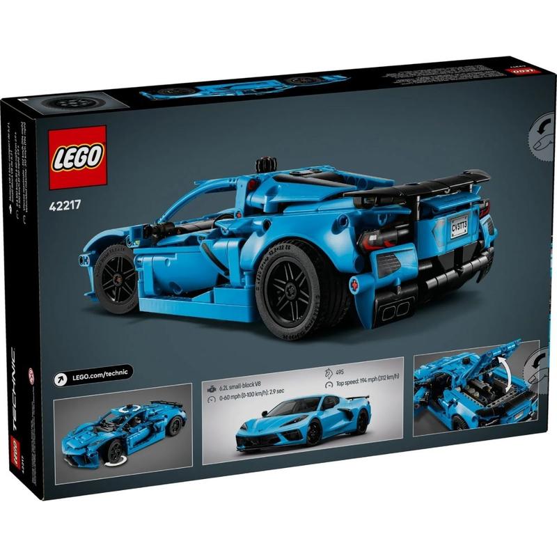 Technic Chevrolet Corvette Stingray 732 Peças Azul 42217 - Lego